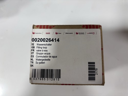 Glowworm ultracom filling loop - ultracom,